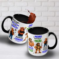 Arte Caneca Capivara Davi Jacó Pedro Paciência - Imagem 3