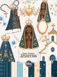 Santos – Nossa Senhora Aparecida – Ilustrações (Tita)