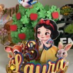 Topo de Bolo Cenarismo Branca de Neve