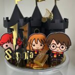 Topo de Bolo Cenarismo Harry Potter