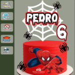 Topo de Bolo Homem Aranha