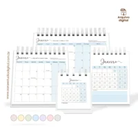 Arquivo Digital Calendários de mesa 2027 – 4 tamanhos - Imagem 8
