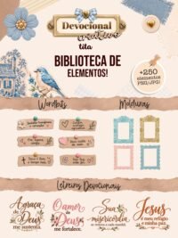 Kit Digital Biblioteca de Elementos Devocional Criativo - Imagem 2