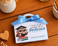 Caixa com Alça para KitKat - Dia dos Professores - Imagem 3
