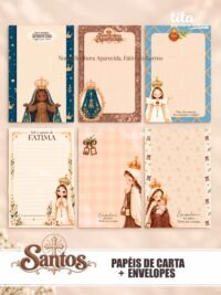 Santos – Papéis de Carta + Envelopes (Tita)