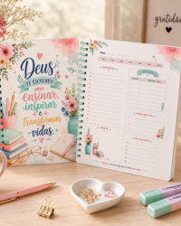 Pack encadernação – Dia dos professores – Rosa - Imagem 4