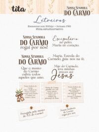Santos – Nossa Senhora do Carmo – Ilustrações (Tita) - Imagem 3