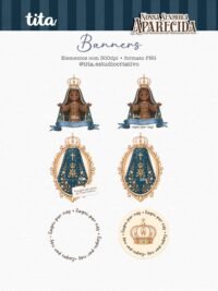 Santos – Nossa Senhora Aparecida – Ilustrações (Tita) - Imagem 4