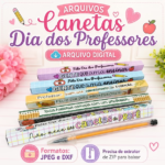 Caixa Canetas - Dia dos Professores