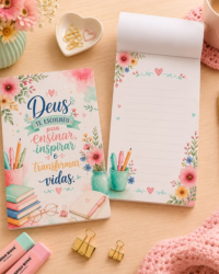 Pack encadernação – Dia dos professores – Rosa - Imagem 3