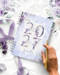 Combo 8 Agendas 2027 e Permanente Com Versículos e Sem Versículos Violeta - Imagem 5