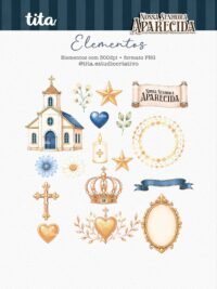 Santos – Nossa Senhora Aparecida – Ilustrações (Tita) - Imagem 6