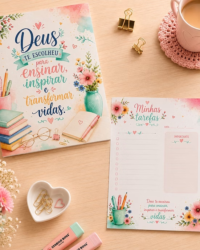 Pack encadernação – Dia dos professores – Rosa - Imagem 5