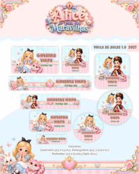Alice no País das Maravilhas – Escolar 1.0 2027 (Pâmella) - Imagem 2