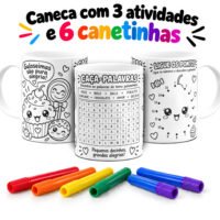Colorir com Atividades - Artes Canecas Infantil - Imagem 8