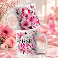 Artes Para Canecas Outubro Rosa - Imagem 9