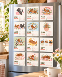 Calendários Polaroid Magnéticos 2027 - Imagem 23