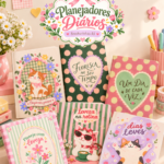 Coleção Planejadores Diários Fofos (Letterinhas)