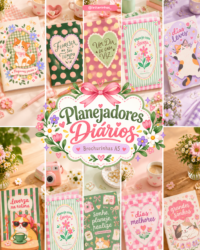 Coleção Planejadores Diários Fofos (Letterinhas) - Imagem 5