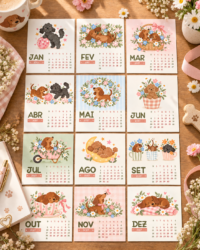 Calendários Polaroid Magnéticos 2027 - Imagem 24