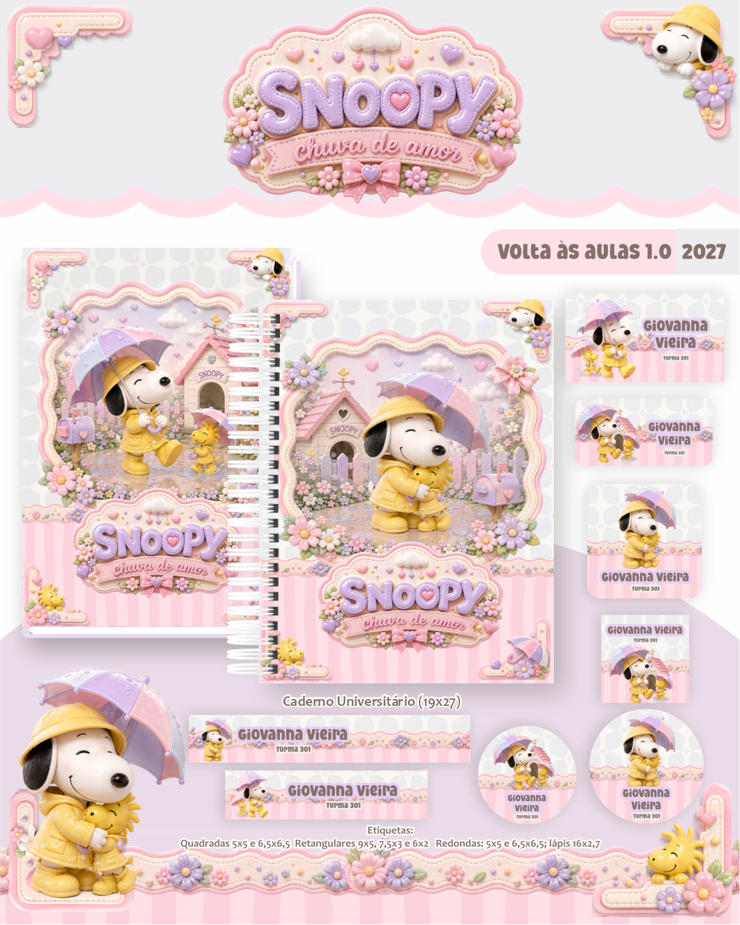 2 Snoopy – Escolar 1.0 2027 (Pâmella) - Imagem 1