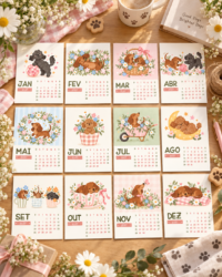 Calendários Polaroid Magnéticos 2027 - Imagem 25