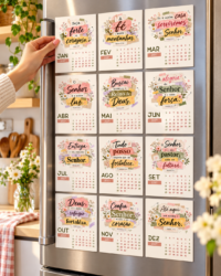 Calendários Polaroid Magnéticos 2027 - Imagem 11