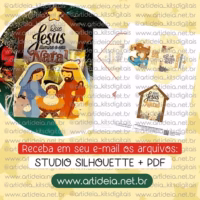 Arquivo Digital - Caixinha Presépio Natal - Imagem 2