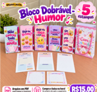 Bloco Dobrável - Humor