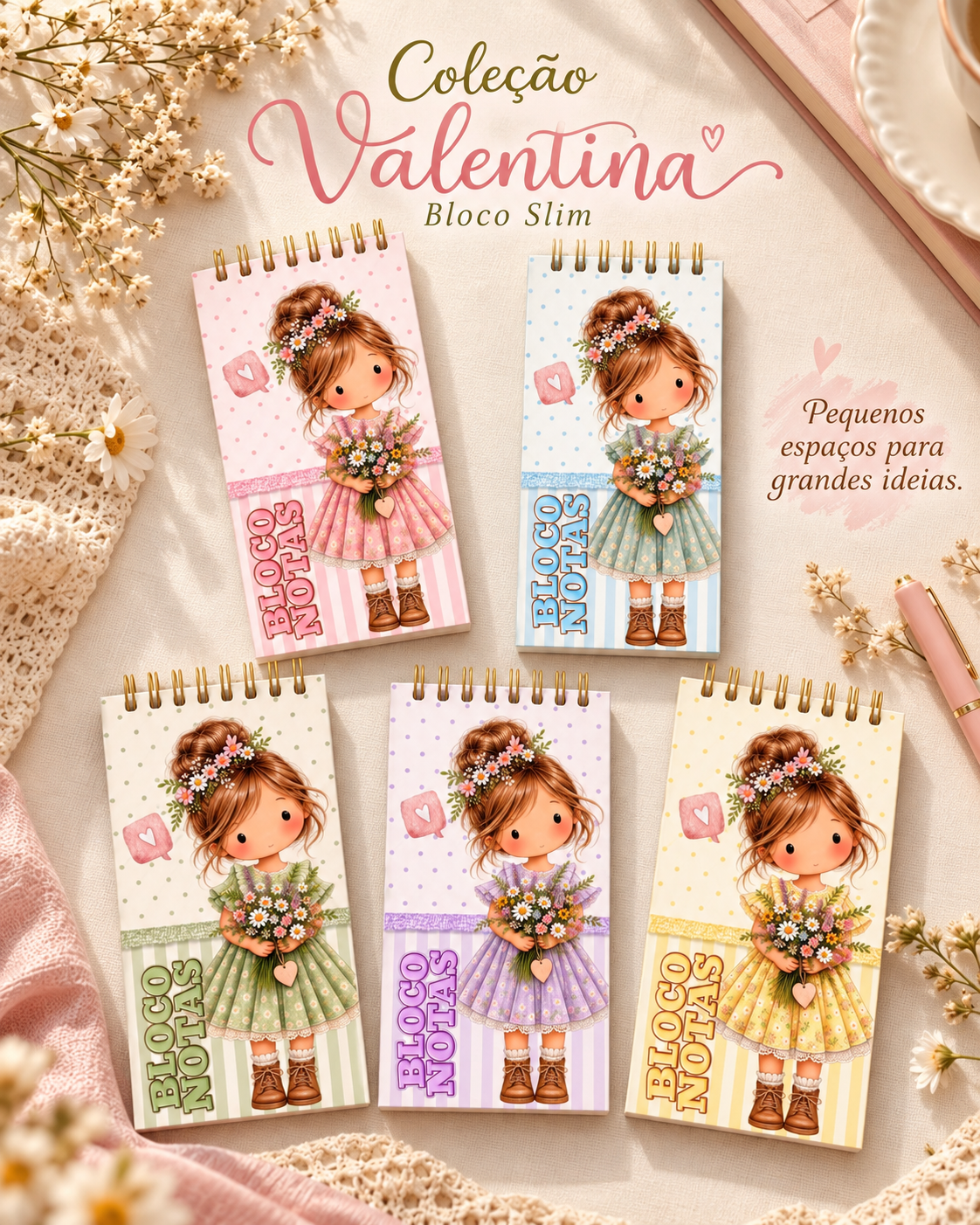 Bloco Slim Valentina Bloco Slim Valentina - Imagem 1