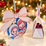 Bolinha Porta Bombom de Natal — Kit com 5 Artes | Arquivo Digital em PDF e DXF