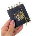 Mini calendário 2027 Preto – Ano Novo