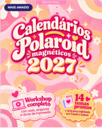 Calendários Polaroid Magnéticos 2027