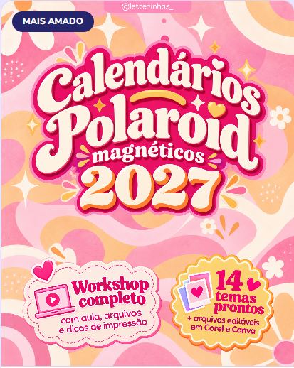 Calendários Polaroid Magnéticos 2027 Calendários Polaroid Magnéticos 2027 - Imagem 1