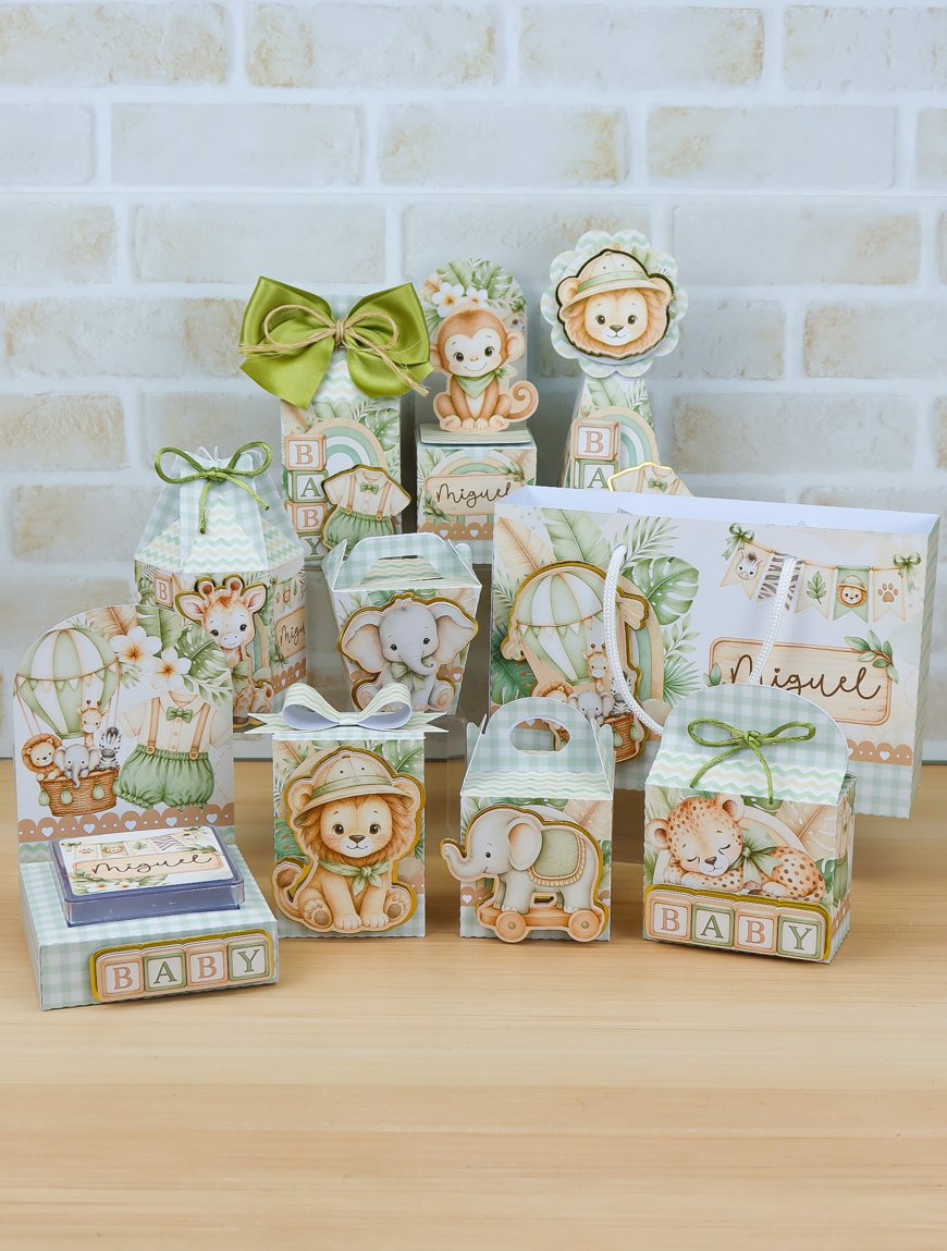 Kit Festa Safari Baby Kit Festa Safari Baby - Imagem 1