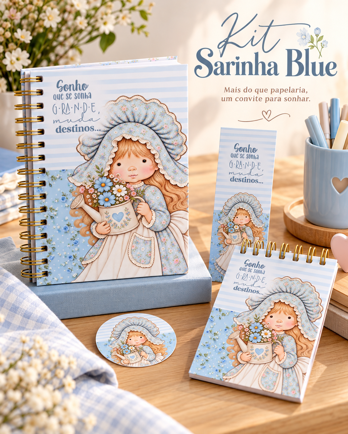 Kit Sarinha Blue. Kit Sarinha Blue - Imagem 1