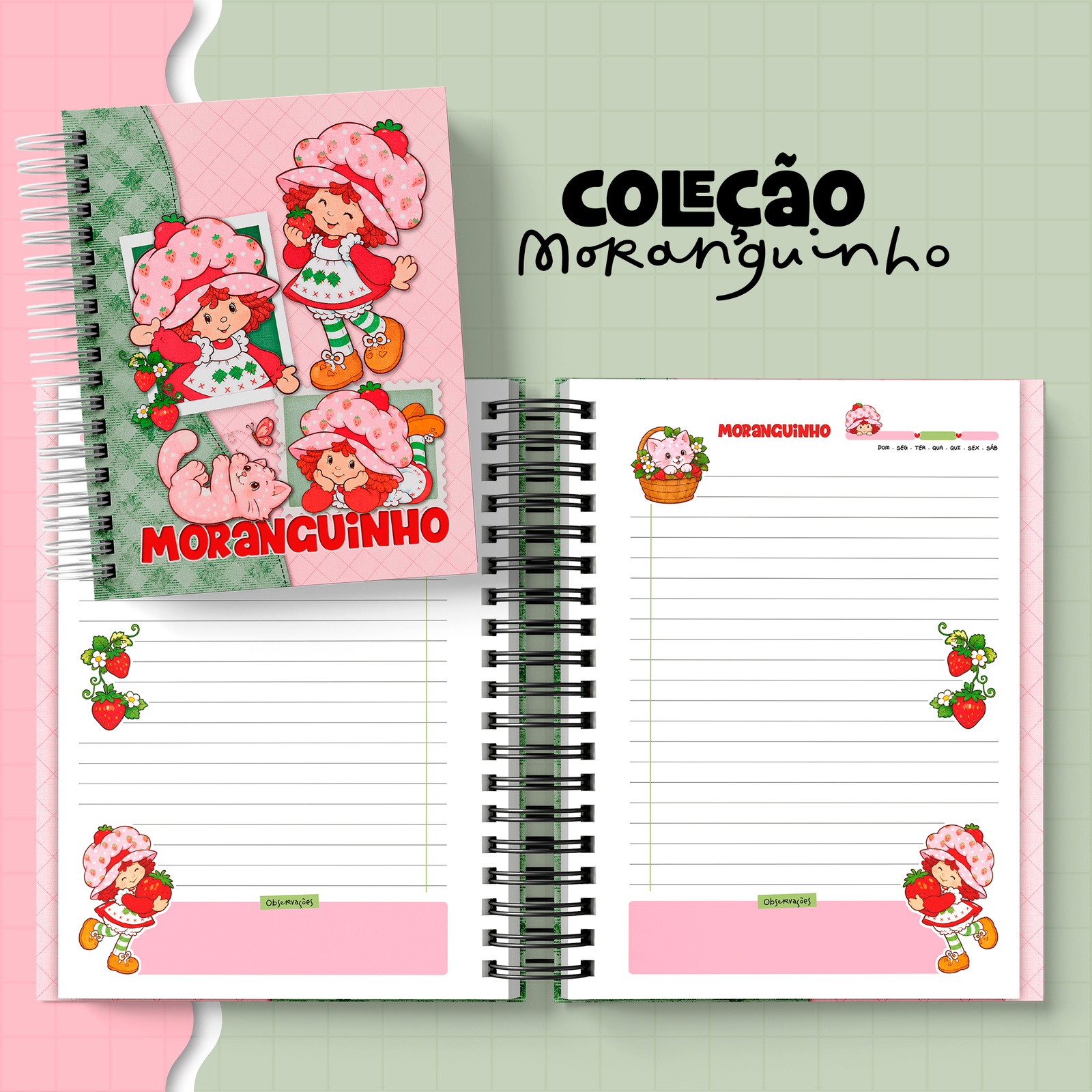 MP01 Mini Coleção Moranguinho (Metamopaper) - Imagem 1