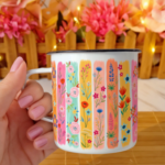 Mini Kit Estampa Floral Jardim Vertical – Arte Avulsa Caneca