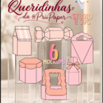 Molde Caixas Combo Queridinhas da PriiPaper Com Mockups