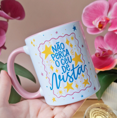 Nao-perca-o-ceu-de-vista Não perca o céu de vista – Arte Avulsa Caneca - Imagem 1