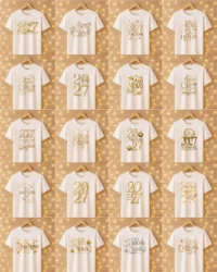 Pacote de Artes Camisas Ano Novo 2027 V6