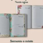 Agenda Vintage Verde-Água 2027 Costura
