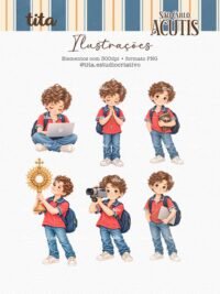 Santos – São Carlo Acutis – Ilustrações (Tita) - Imagem 4
