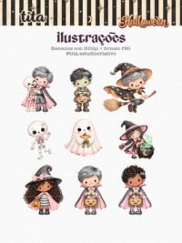 Halloween 2026 – Combo Ilustrações (Tita) - Imagem 3