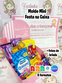 Molde Mini Caixa Cenário – Festa na Caixa - Imagem 2