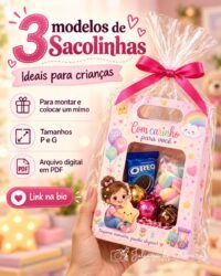 Sacolinhas para Crianças Tamanhos P + G - Imagem 3