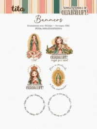 Santos – Nsra de Guadalupe – Ilustrações (Tita) - Imagem 6