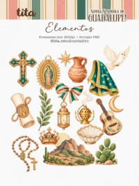 Santos – Nsra de Guadalupe – Ilustrações (Tita) - Imagem 5