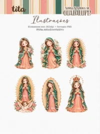 Santos – Nsra de Guadalupe – Ilustrações (Tita) - Imagem 4