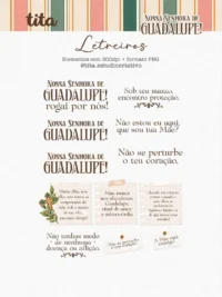 Santos – Nsra de Guadalupe – Ilustrações (Tita) - Imagem 3